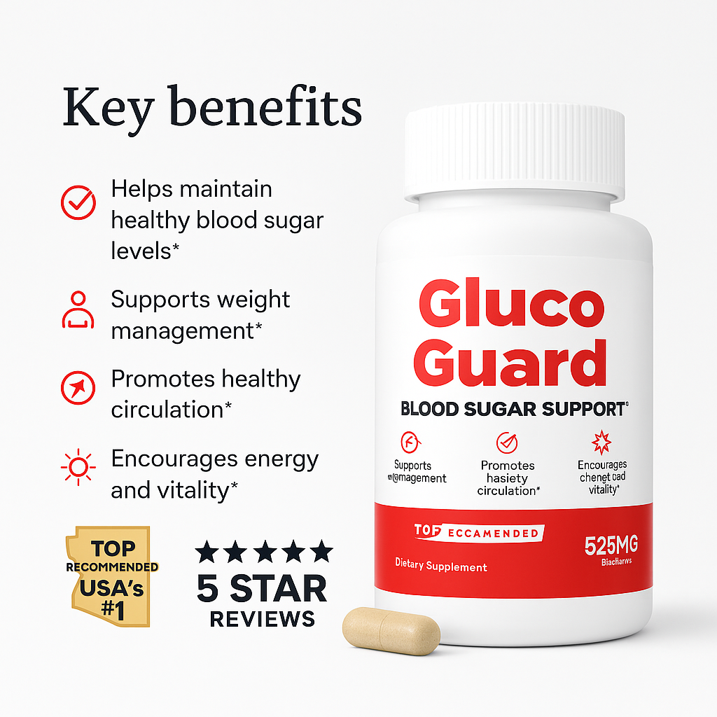 Gluco Guard Gummy - Advanced Blood Sugar Support Daily Gummy - Cherry Flavor
