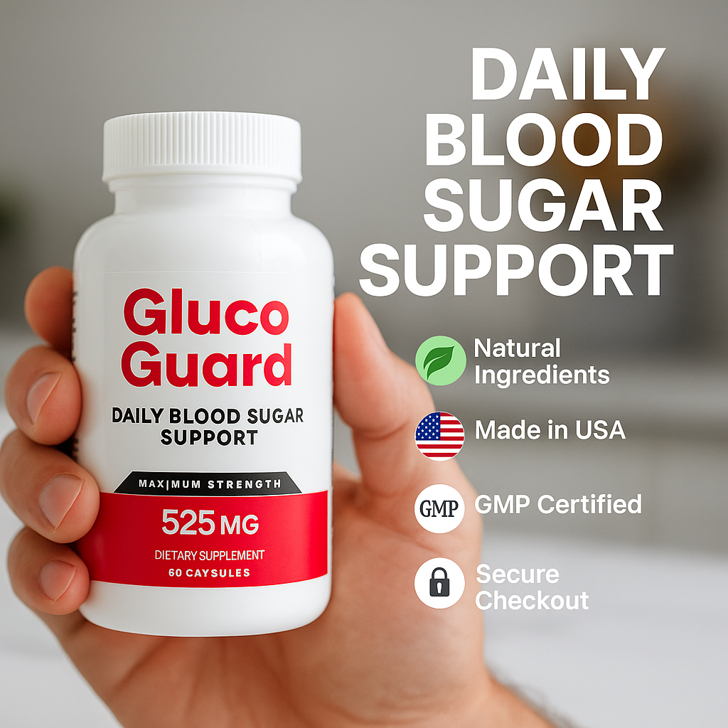 Gluco Guard Blood Sugar Support Capsules – 11-in-1 Formula for Energy & Metabolic Health (30 Count)