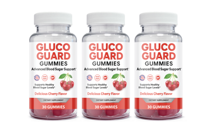 Gluco Guard Gummy - Advanced Blood Sugar Support Daily Gummy - Cherry Flavor