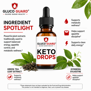 Gluco Guard Keto Support Drops — Metabolic Balance & Steady Energy