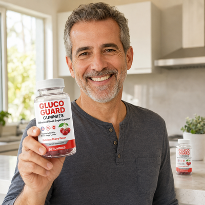 Gluco Guard Cherry Flavor Gummies with ALA, Chromium & Ceylon Cinnamon – 30 Count