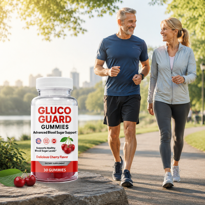 Gluco Guard Cherry Flavor Gummies with ALA, Chromium & Ceylon Cinnamon – 30 Count