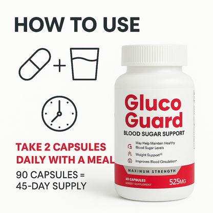 Gluco Guard - Advanced 11 In 1 Blood Sugar Support - Glucose Support Supplement