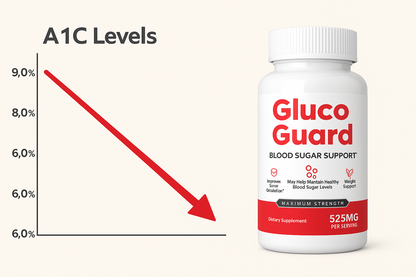 Gluco Guard Blood Sugar Support Capsules – 11-in-1 Formula for Energy & Metabolic Health (30 Count)