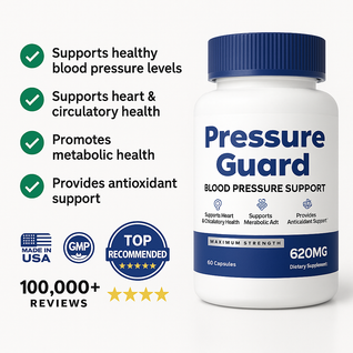 Pressure Guard – Herbal Wellness Formula with Hawthorn, CoQ10 & Garlic (60 Capsules)