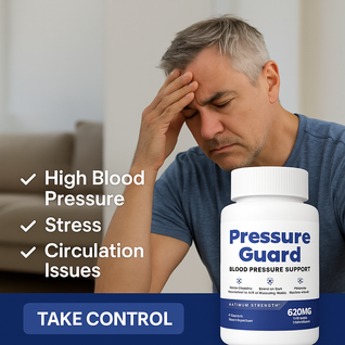 Pressure Guard – Herbal Wellness Formula with Hawthorn, CoQ10 & Garlic (60 Capsules)