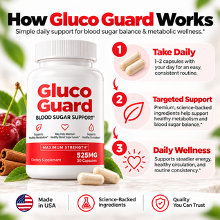 Gluco Guard Blood Sugar Gummies — ALA, Chromium & Ceylon Cinnamon | 30 Gummies