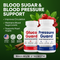 Gluco Guard Pressure Guard Combo Package - Advanced Blood Sugar and Blood Pressure Support