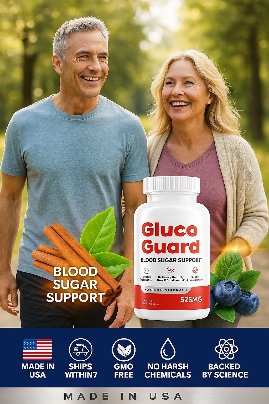 Gluco Guard - Advanced 11 In 1 Blood Sugar Support - Diabetes Support Supplement