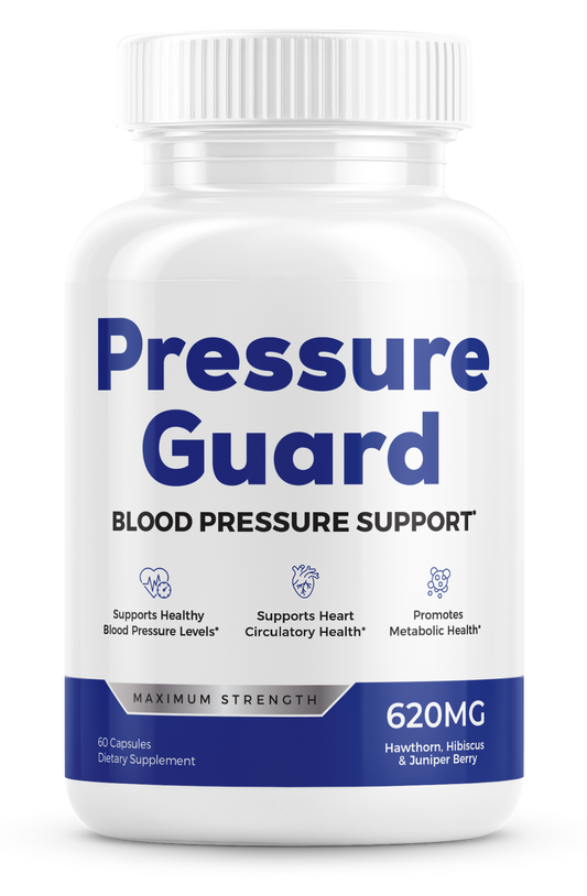 Pressure Guard - Advanced 12 in 1 Natural Blood Pressure Support Supplement