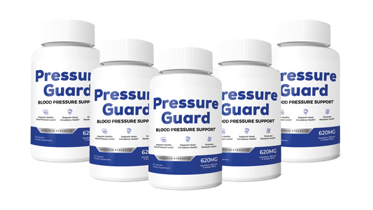 Pressure Guard - Advanced Blood Pressure Support 12 in 1 Formula - Five Month Supply